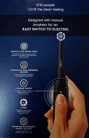 Электрическая зубная щетка Oral-B iO Series 2 Черная + кейс. Харьков