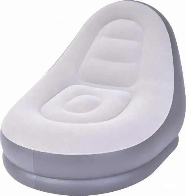 Надувной диван с пуфом Air Sofa / Надувное велюровое кресло с пуфиком Коломия - фото 7