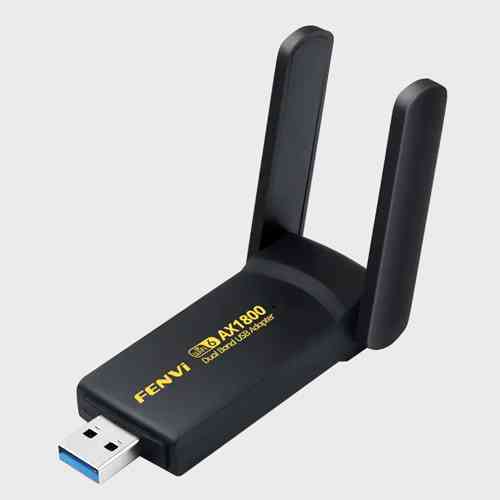 USB Wi-Fi сетевой адаптер 1800Мб, 802.11ax, 2 антенны, Fenvi FU-AX1800 Вінниця