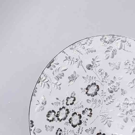 Yiwu Килимок для сервірування столу Flowers 38 см, срібло HP-36327-12G Коломыя