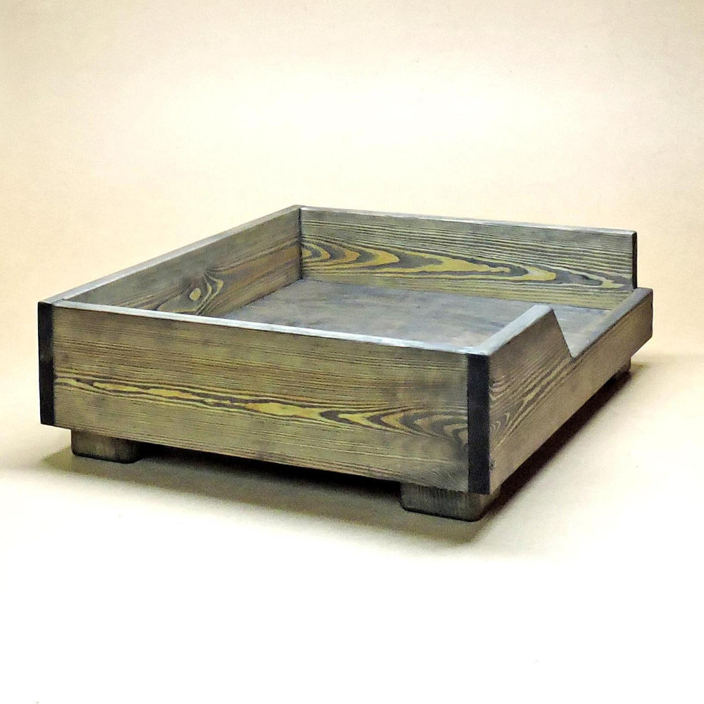 Лежак деревянный для собаки 