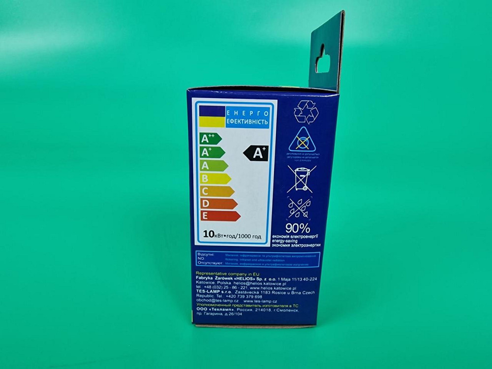 Лампа Світлодіодна LED A60 10W 4000К Е27 "Iskra" ECONOM (1 шт.) Харків - фото 3