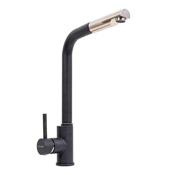 VALESO Кухонний змішувач з висувною лійкою VALESO Q411B Карбон Киев