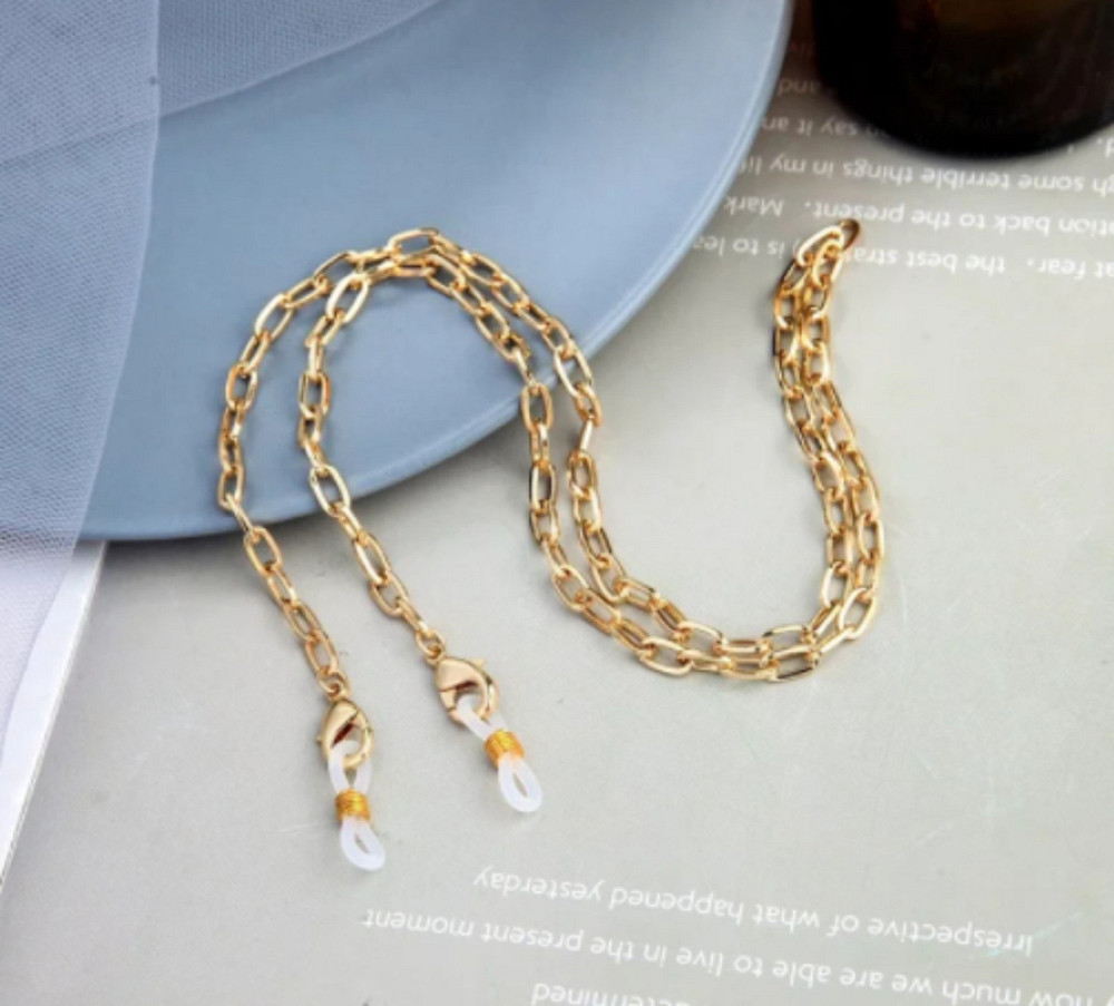 Ланцюжок для окулярів золотистий Київ - фото 3