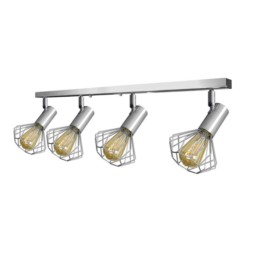 Светильник на планке с поворотними плафонами 4-Е27 Diadem NL 22151-4 CR хром Киев - изображение 2