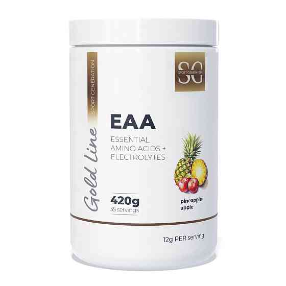 Комплекс аминокислот с электролитами Sport Generation Gold Line EAA + Electrolytes 420g (Pineapple - Apple) Луцк