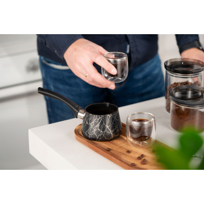 Турка Ardesto BLACK MARS граніт бакелітова ручка 0.35 (AR0835SG) Вінниця - фото 2