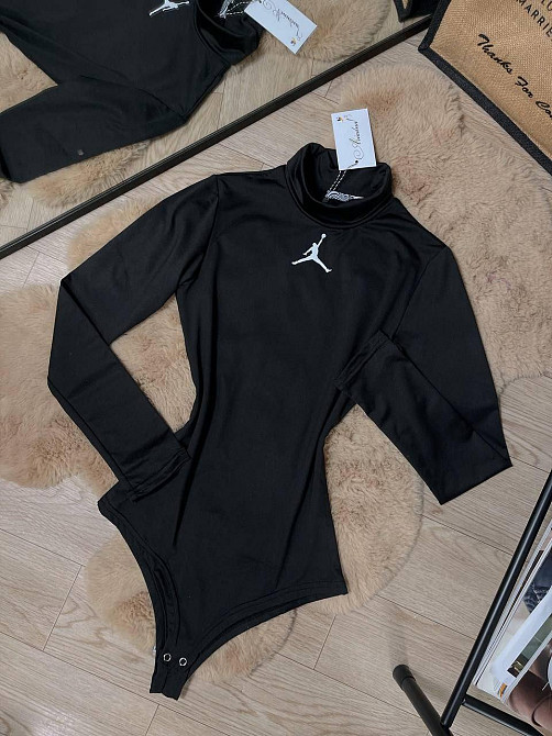 Женский стильный боди под горло с длинными рукавами микромасло с начесом Турция 46 Одесса - изображение 1