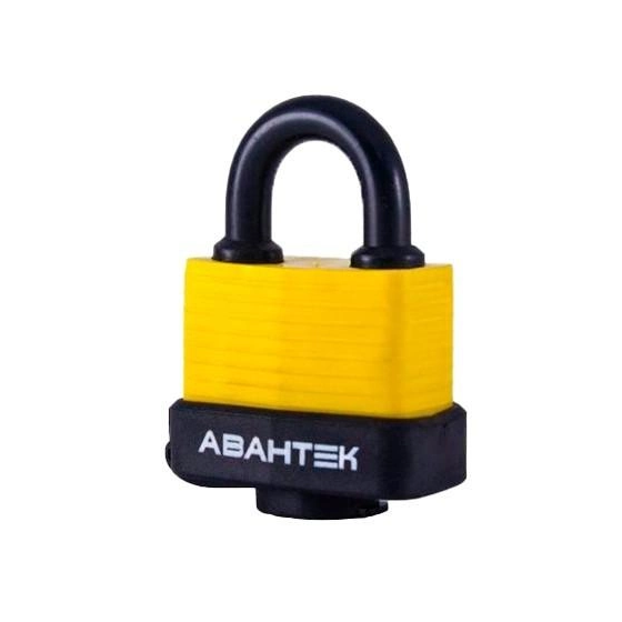 Замок навісний FL 1550 чорний/жовтий АВАНТЕК Житомир - изображение 1