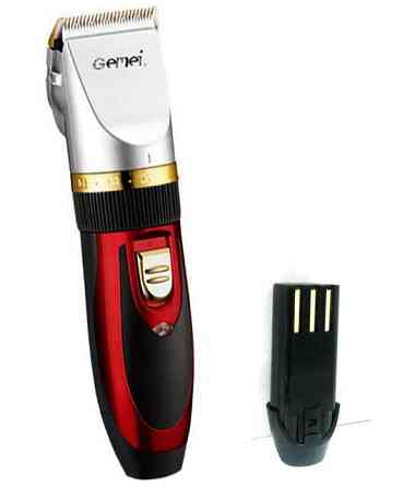 Бездротова машинка для стрижки волосся з двома акумуляторами Gemei GM 550 Вінниця