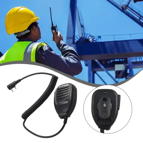 Мікрофон-маніпулятор тангента TG-01 для рацій BAOFENG KENWOOD HYT WOUXUN Київ
