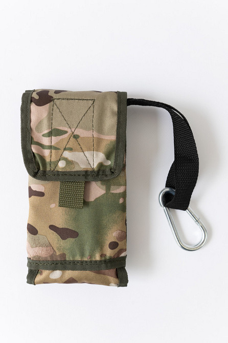 Эвакуационная стропа с карабином, 6 метров двойная в чехле для аварийно-спасательных работ МЧС и ВСУ Мультикам Одесса - изображение 1