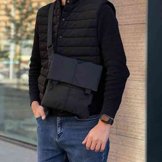 Мессенджер повседневный, Мужская стеганая сумка через плечо, Мужская сумка-слинг тактическая плечевая OW-69 Львов