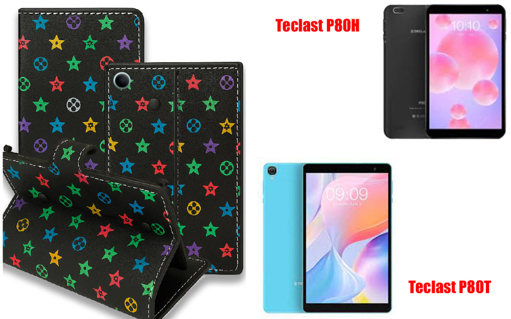 Книжка-трансформер для планшета Teclast P80H, P80T, колір Black Lyi Black Київ - фото 1