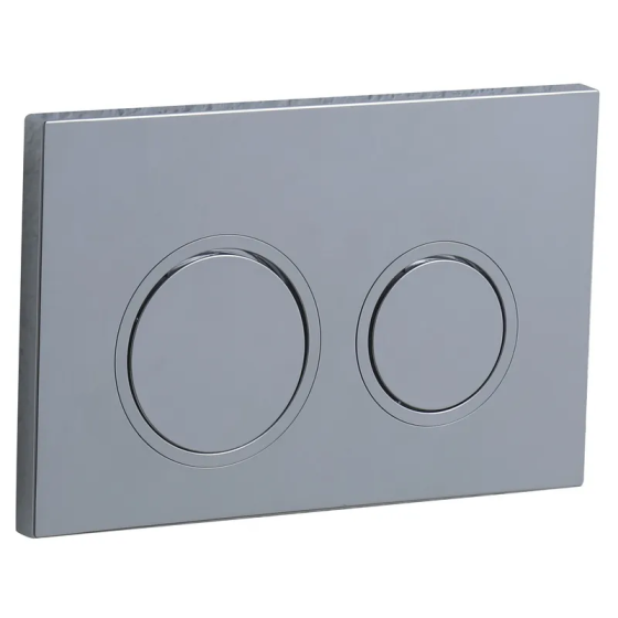 Панель змиву Koer KT-0605-01 220x140x12mm пластикова, кнопка кругла   ( KR5317 ) 32933 Харків