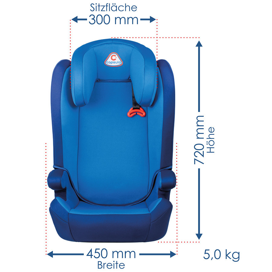 Автокрісло дитяче "MT5", Capsula, 15-36kg, до 12років, синій, 772040 Київ - фото 7