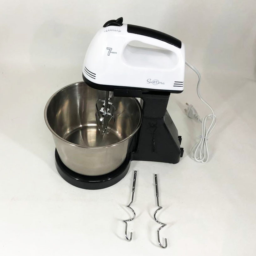 Двовіночковий міксер для кухні, Ручний переносний міксер Надійний невеликий для кухні MT-77 Івано-Франківськ - фото 3