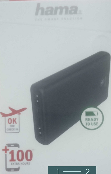 Павербанк: HAMA ALU15HD 15000mAh. Antracyt Киев - изображение 1