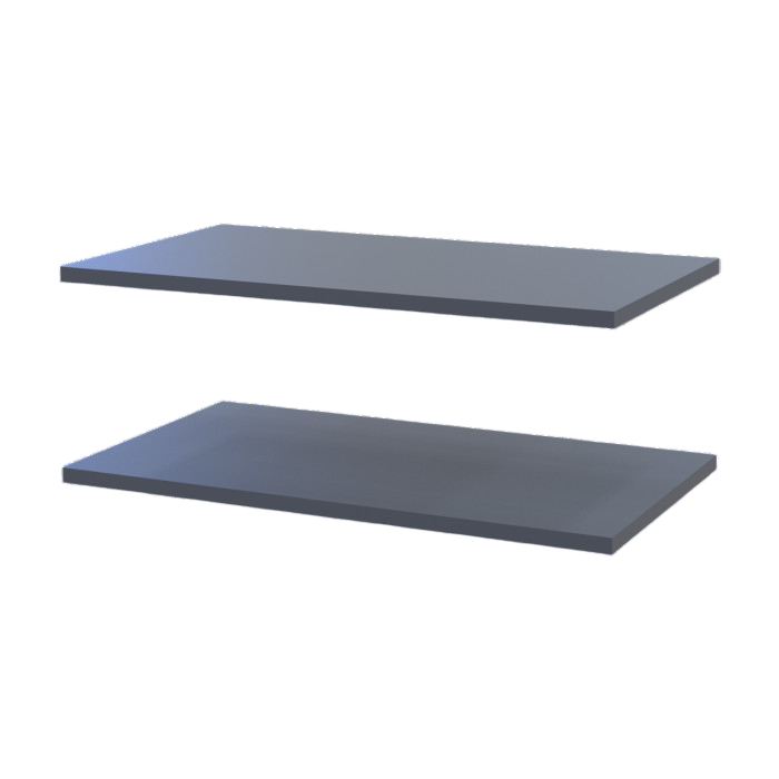 Полиці до тумби (2 шт) Doros Кассель Графіт 61.5х34.5х1.6 (DRS-011836) Дніпро - фото 3
