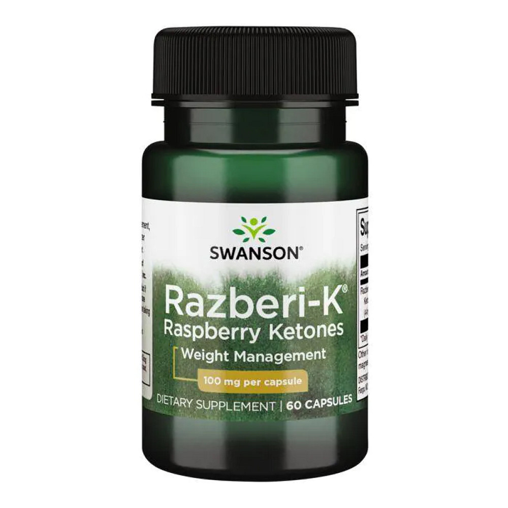 Razberi-K Raspberry Ketones 100mg - 60caps Луцьк - фото 1