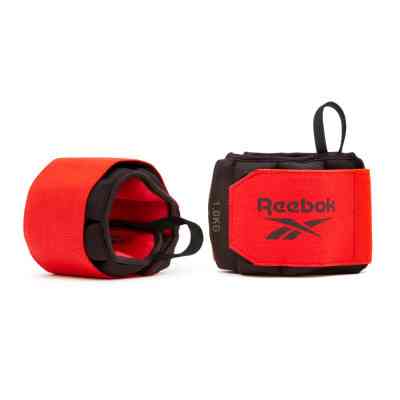 Утяжелитель Reebok Flexlock Wrist Weights чорний, червоний RAWT-11261 1.0 кг (885652017190) Винница