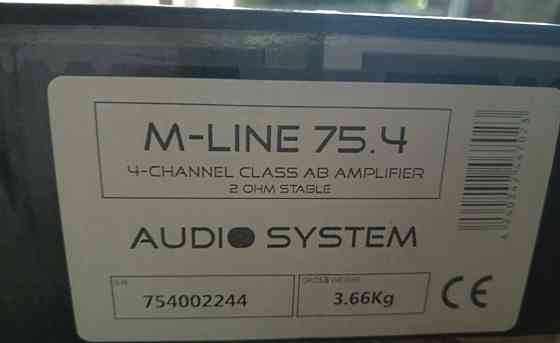 Audio system m line 75.4 автозвук. Харьков