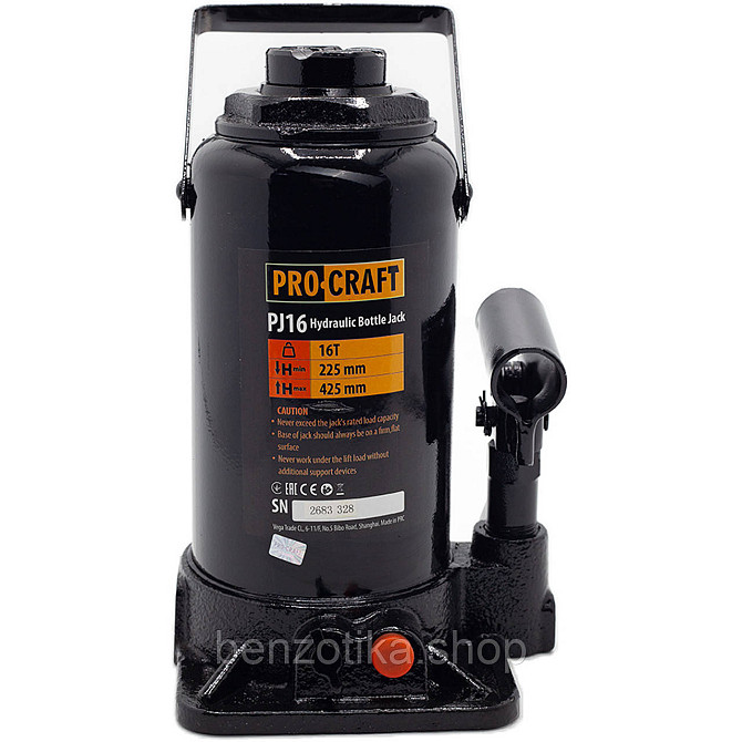 Домкрат гідравлічний Procraft PJ16 Київ - фото 3