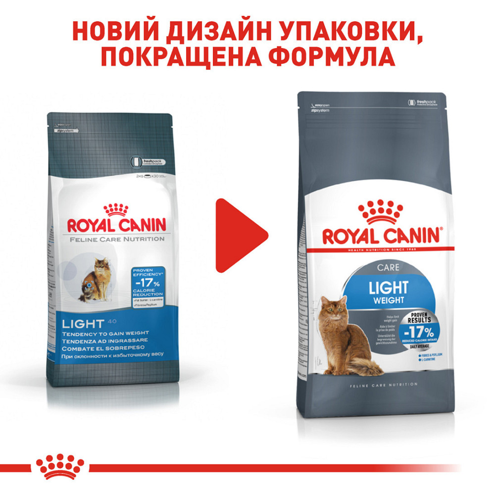 Корм для кошек ROYAL CANIN LIGHT WEIGHT CARE 0.4 кг Киев - изображение 3