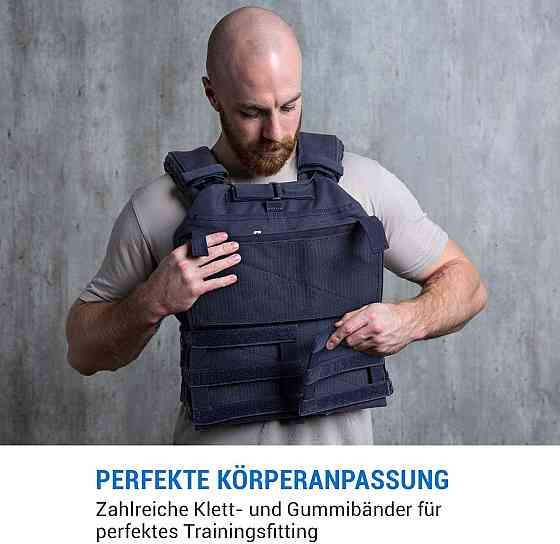 Жилет обважнений Capital Sports Battlevest 2.0 2 x 2,6 кг + 2 x 4 кг - чорний Німеччина Рівне