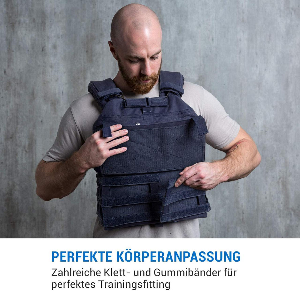 Жилет утяжеленный Capital Sports Battlevest 2.0 2 x 2,6 кг + 2 x 4 кг - черный Германия Ровно - изображение 3