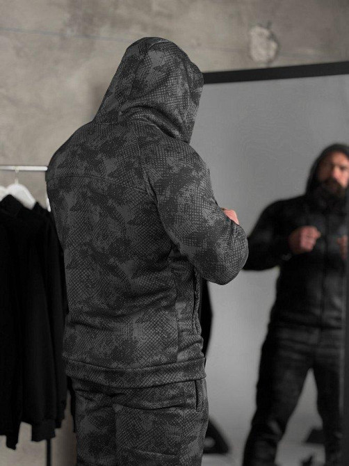 Зимний спортивный костюм PREDATOR  grey ВТ0512 Одесса - изображение 10