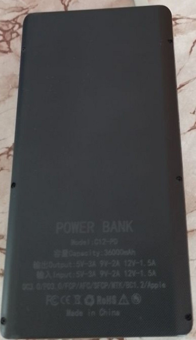 Павербанк: Power Bank 36000mAh.( Быстрая зарядка) Киев - изображение 2
