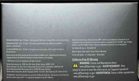 Смарт-Часи Garmin Fenix 7X Solar Київ