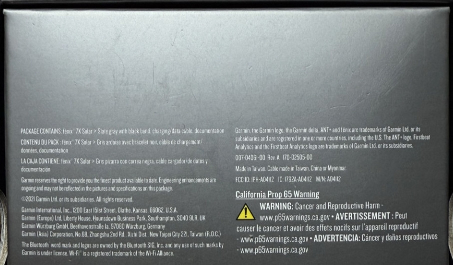 Смарт-Часи Garmin Fenix 7X Solar Київ - фото 1