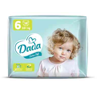 Подгузники Dada Extra Soft 6 (16+ кг) 38 шт (4820174980924) Винница