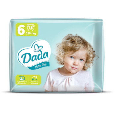 Подгузники Dada Extra Soft 6 (16+ кг) 38 шт (4820174980924) Винница - изображение 1