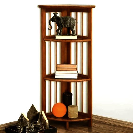 Стеллаж угловой для ванной 