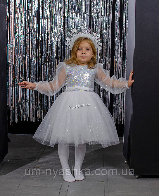 Детское нарядное платье Снежинка 92-122 Кривой Рог - изображение 6