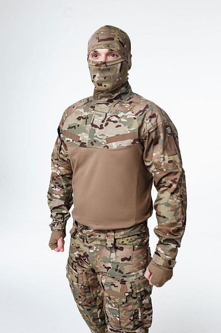 Військові тактичні штани мультикам ріп-стоп, захист колін, водонепроникні, регульована посадка та крій Львів - фото 3