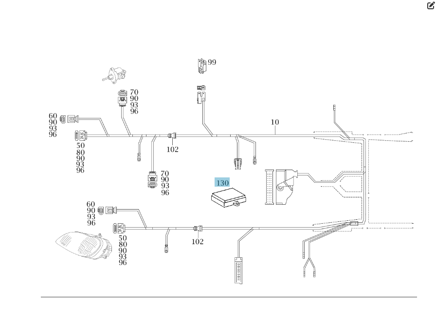 Mercedes-Benz  A2208203685 Блок керування регулювання кута нахилу фар S-class short W220 S-class long V220 Одеса - фото 4