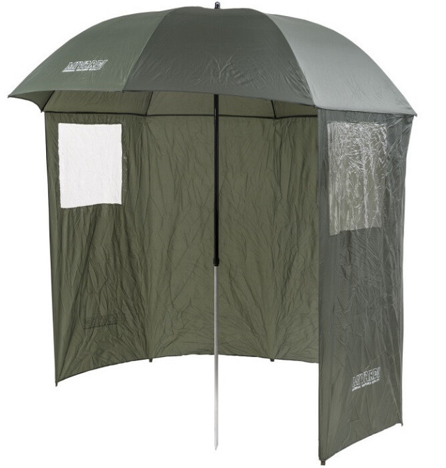 Парасолька складна 2.2 метра з механізмом нахилу та бічними панелями Mivardi (M-AUSE220) Зелений Нововолинськ - фото 1