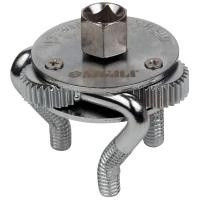 Знімач масляного фільтра d40-86мм 1/2"-3/8" краб кругл. зігнут. захват і перехідник SIGMA Житомир - фото 2