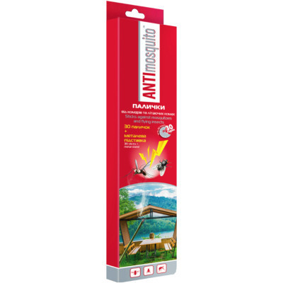 Палочки от комаров Anti mosquito 30 шт. (4820214192065) Винница - изображение 1