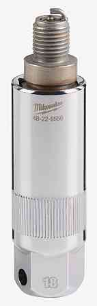 Головка хромована 3/8'' MILWAUKEE для свічок запалювання, 18мм Одеса