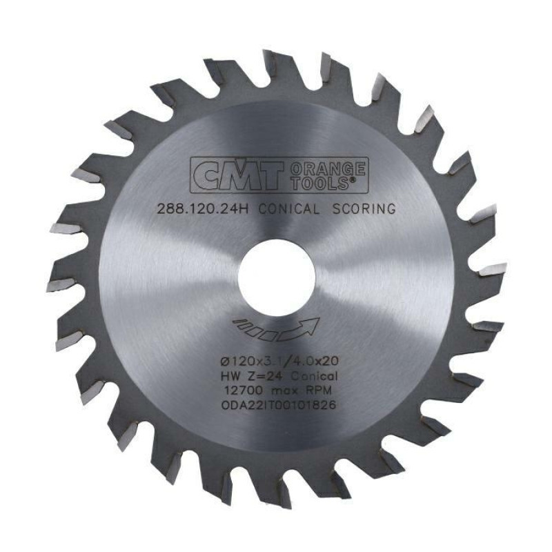 Пила подрезная однокорпусная CMT 120x20x24z K3.1-4.0/2.5 (288.120.24H) Одесса - изображение 1