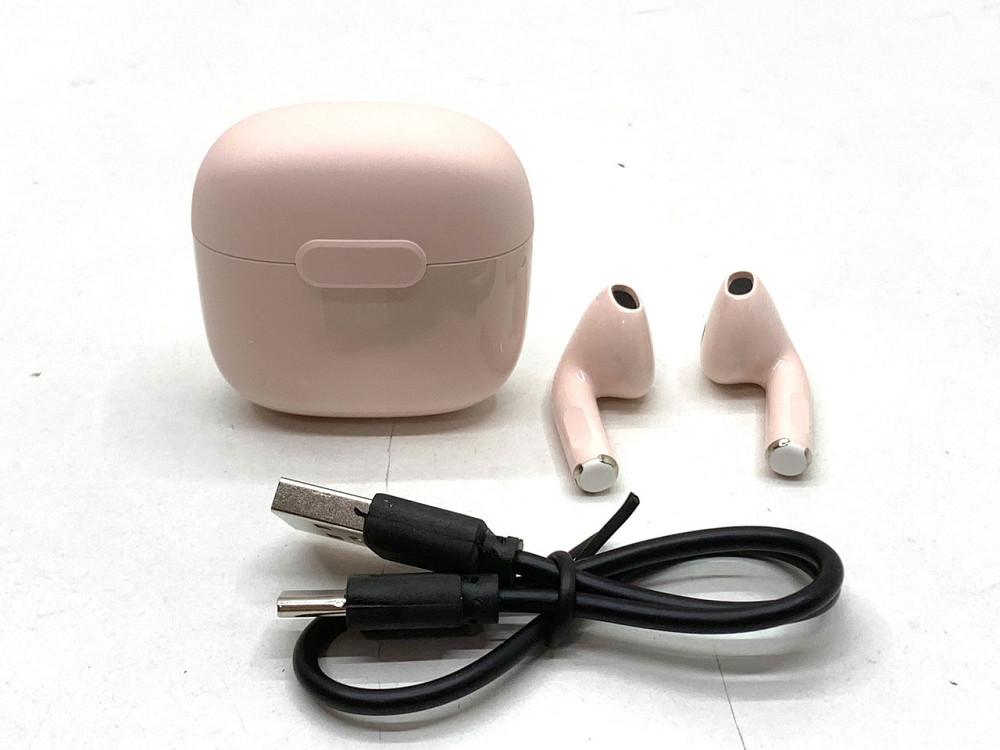 Навушники бездротові версія bluetooth 5.0 розмір кейсу 4,5*2*4 см Рожевий (C 55269) Чернигов - изображение 3