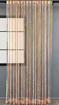 Штори-нитки з люрексом Білий з помаранчевим 300х300см 1 шт (61-128) Київ