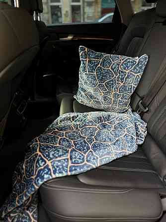 Ecotton Набір для подорожі Ecotton 2 в 1 Подушка 40х40 плед 110х140 блакитний FL-087 Киев