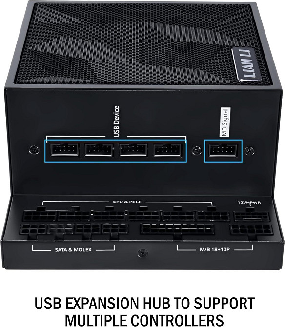 Блок живлення Lian Li EDGE1000, 80 Plus Platinum, Black, EU Cord (G9P.EG1000.BE00.EU) ( 12755 ) Харків - фото 1
