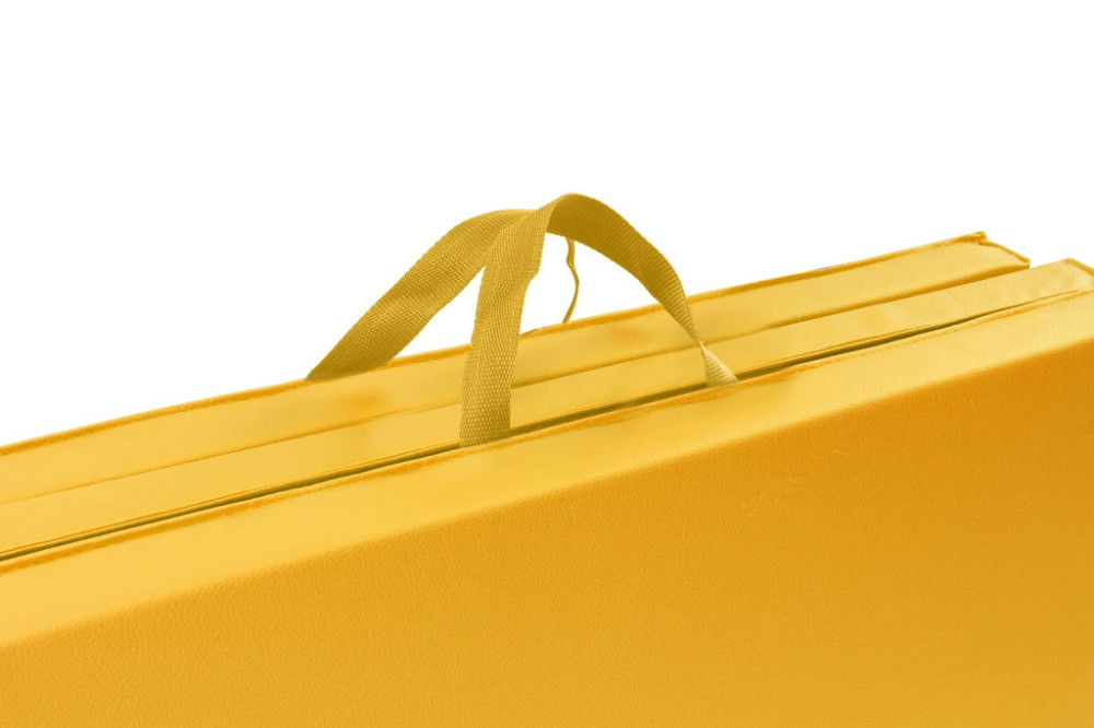 Гімнастичний жорсткий мат HS 4 см складний для тренувань занять спортом вдома та в залі гімнастики і фітнесу Київ - фото 5